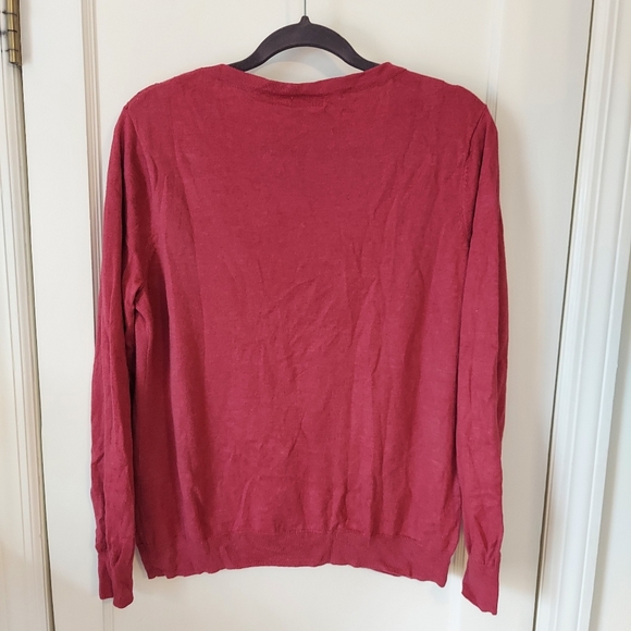 Sequin V-Neck Cardigan - Picture 2 of 4